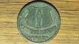 Germania orase state - Kaiserslautern - moneda de urgenta / razboi WW1 - 10 Pfennigs 1917 zinc - greu de gasit !