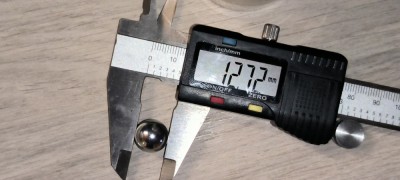 100 bile otel 12.72 mm greutate bila 8.50 grame pt prastie etc foto