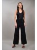 Pantaloni Dama Orba Full Length, Curea, Negri, Poliester Vascoza Elastan, Marimi S, M, L