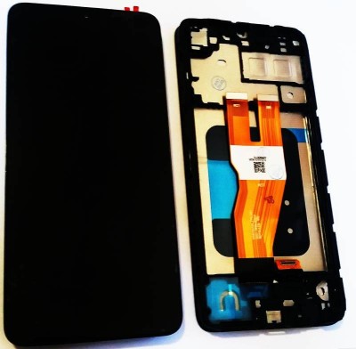 Display ecran cu Touchscreen si Rama pentru Samsung A05, A055, OEM, Negru foto