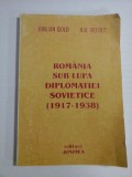 Cumpara ieftin ROMANIA SUB LUPA DIPLOMATIEI SOVIETICE (1917-1938) - Emilian Bold (dedicatie si autograf) * Ilie SEFTIUC - Iasi, 1998