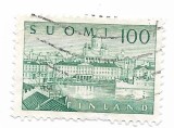 Finlanda - Portul Helsinki - fara mentiunea monedei "mk", 1958 - obliterat