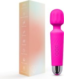 Cumpara ieftin Vibrator Bagheta Magica, Portabil, 21cm, 10 Moduri de Vibrare, Batrie Li-Ion, Silicon Premium, Vibrator, Rezistent la Apa, Jucarie Sexuala NeoHGS, Roz