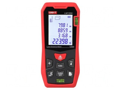 Telemetru LCD 120m &amp;plusmn;2mm 0,001m foto