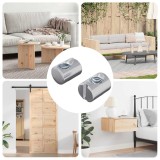 vidaXL Piuliță cilindrică de mobilier 2 pcs Zincat M6 x 13 mm Fier 864430