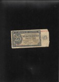 Rar! Spania 25 pesetas 1936 Burgos seria8765702