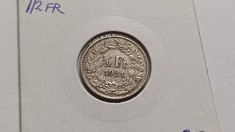 Elvetia- 1/2 franc 1921 Ag