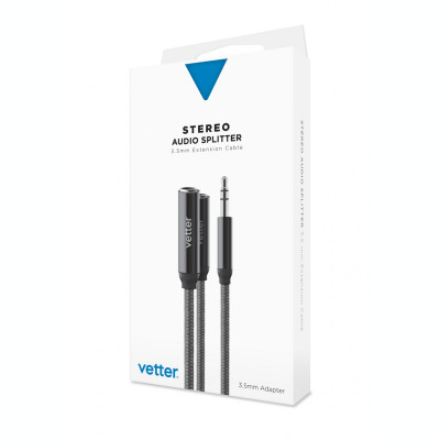 Cabluri si Adaptoare Vetter Stereo Audio Splitter, 3.5mm Extension Cable, VETTER foto