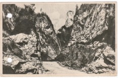 AMS - ILUSTRATA 1323, DRUMUL IN CHEILE BICAZULUI, ANUL 1956, cu perforari