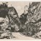 AMS - ILUSTRATA 1323, DRUMUL IN CHEILE BICAZULUI, ANUL 1956, cu perforari