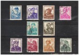 ROMANIA 1955 UZUALE MESERII, LP 381 SERIE STAMPILATA, Stampilat