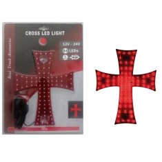 Cruce luminoasa cu LED 84 de LED-uri 12V - 24V(dimensiuni 245 x 200 mm)