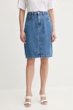 BOSS fustă din denim mini, evazati, 50538596