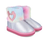 Cizmulite pentru fetite inimioara, agatha ruiz de la prada, argintiu (marime: 29 (18,2-18,7 cm))