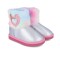 Cizmulite pentru fetite inimioara, agatha ruiz de la prada, argintiu (marime: 29 (18,2-18,7 cm))