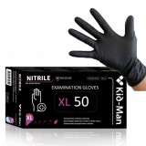 Cutie 50 Manusi negre de nitril grip N50 nepudrate Kid-Man XL DNC63559