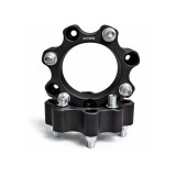 Distantier ATV 30 mm 4x136 centrare 120 cu 8 piulite M12x1.5 set 2 bucati aluminiu forjat negru Cod: DST8009