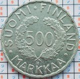 Finlanda 500 markkaa 1952 argint - Olympic Games - km 35 - A029, Europa