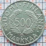 Finlanda 500 markkaa 1952 argint - Olympic Games - km 35 - A029, Europa