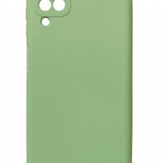 Husa telefon compatibila cu Samsung Galaxy A12, Verde, Cu interior de catifea, 391HT
