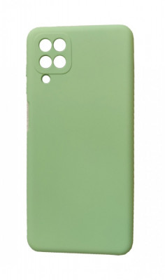 Husa telefon compatibila cu Samsung Galaxy A12, Verde, Cu interior de catifea, 391HT foto