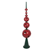 Cumpara ieftin Decoratiune Craciun metal verde rosu &Oslash; 31x153 cm