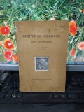 Institut de Serologie Ioan Cantacuzino, Bucarest 1921-1937, București 1937, 177