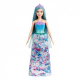 Papusa - Barbie Dreamtopia - Printesa cu par albastru | Mattel