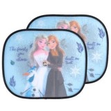 Parasolare auto cu model Frozen, 2 buc, 44x36 cm, albastre, CMCLASS