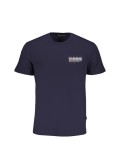Cumpara ieftin Tricou barbati, cu mini imprimeu, Regular fit, Bleumarin, S