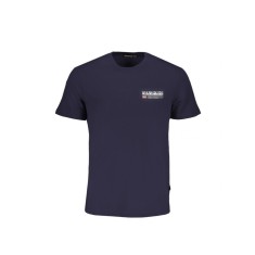 Tricou barbati, cu mini imprimeu, Regular fit, Bleumarin, S