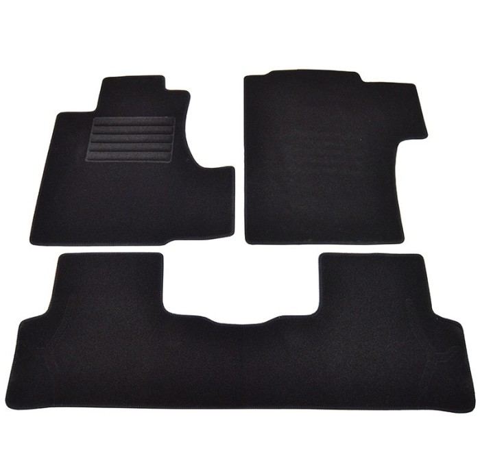 Covorase mocheta Honda Crv 2007-2012 Negre, set de 3 bucati