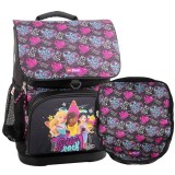 Ghiozdan neechipat Optimo + sac sport, Lego Core Line design Friends Girls Rock