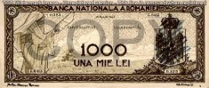 REPRODUCERI dupa PROIECTE DE BANCNOTE ROMANESTI 1921-1947 foto