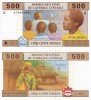 STATELE CENTRAL AFRICANE (CAMERUN) 500 francs 2002 UNC!!!