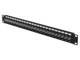 Patch Panel LANBERG 24 Porturi Negru Standard 19" F Soclu x24