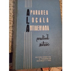 Apararea locala antiaeriana in mediul sasesc, manual pentru scolile agricole