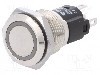 Intrerupator anti-vandalism, ON-(ON), &Oslash;16mm, EAO, 82-4151.1114