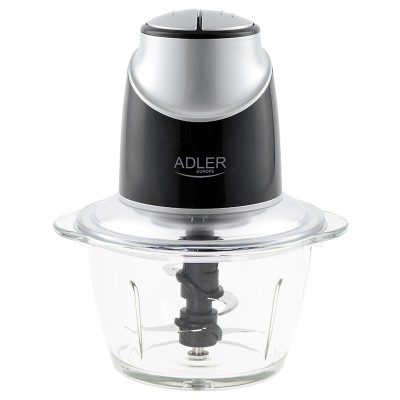 Tocator chopper cu bol sticla Adler, 550 W, 1.2 l, 4 viteze foto