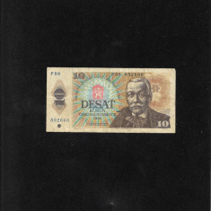 Cehoslovacia 10 korun coroane 1986 seria852666