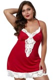 W573P-232 Lenjerie babydoll plus size cu dantela