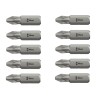Set 10 Biti Wera Phillips PH1 x 25mm, Prindere 1/4&quot;, Otel Premium, 05072070001, Robust, Universal