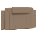 Cumpara ieftin Perna pentru tablie pat, Viana, cappuccino, 100 cm, piele artificiala
