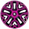Set 4 Capace Roti 16 inchi (R16) Best Roz-Negru, Compatibile Cu Skoda Nou