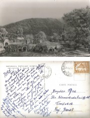 *Romania, Ada Kaleh,Ruinele cetatii, carte postala ilustrata, circulata intern, 1965