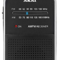 Radio Portabil Akai APR-350, AM-FM (Negru)