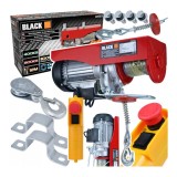 Electropalan, macara electrica 800 Kg palan electric 220V, Black