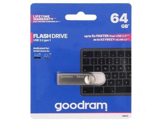 Stick USB 3.2 64GB Argintiu