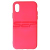 Husa Silicon iPhone XS Fuchsia - High Copy Premium - Protectie Telefon