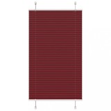 vidaXL Jaluzea plisată Bordeaux Roșu 80x150 cm Lățime țesătură 79,4 cm